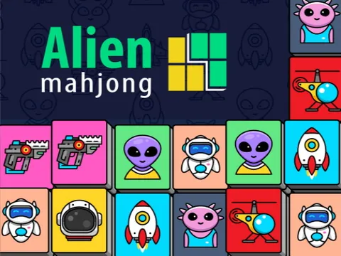 Play Alien Mahjong - Free Online Puzzle