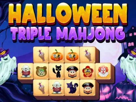Play Halloween Triple Mahjong - Free Online Puzzle
