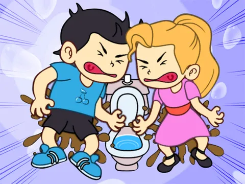 Play Toilet Rush Race: Draw Puzzle - Free Online Puzzle